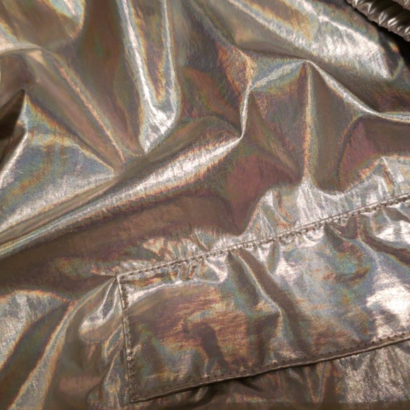 🆕️VICTORIA'S SECRET PINK Metallic Anorak Jacket 🆕️VICTORIA'S SECRET PINK Metallic Anorak Jacket
